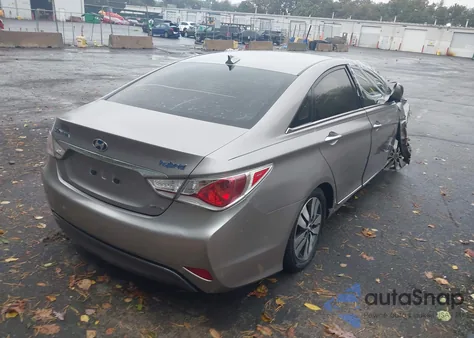 2013 Hyundai Sonata Hybrid Limited z USA, uszkodzony, nr VIN KMHEC4A41DA100187